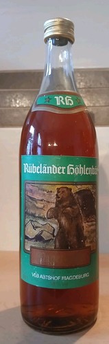 Volle ddr flasche rübeländer - flasche,
