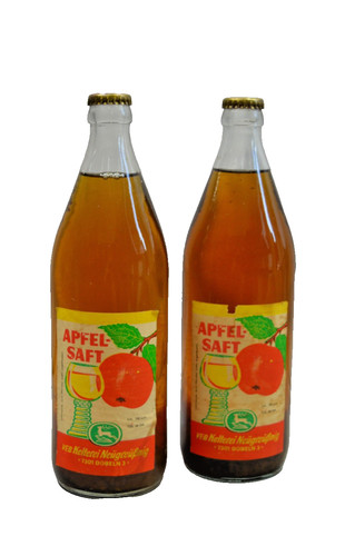 Alte ddr flaschen apfelsaft - alte,
