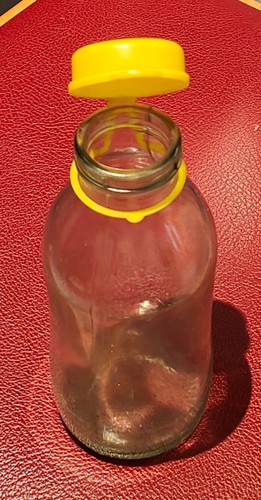 Ddr milchflasche mit deckel - ddr,