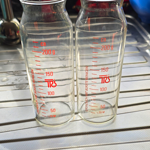 Baby trinkflasche ddr glas - trinkflasche,