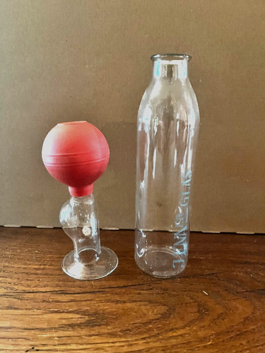 Ddr jenaer glas - ddr, milchflasche