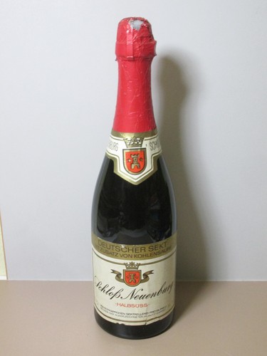 Volle ddr sekt flasche - flasche, "