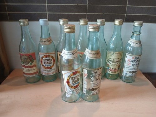 Leere ddr likörflaschen - ddr,