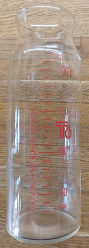Ddr milchflasche mit - milchflasche,