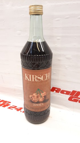 Ddr kirsch flasche schnaps veb - schnaps,