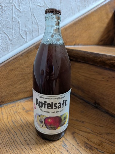 Original ddr apfelsaft flasche - original,